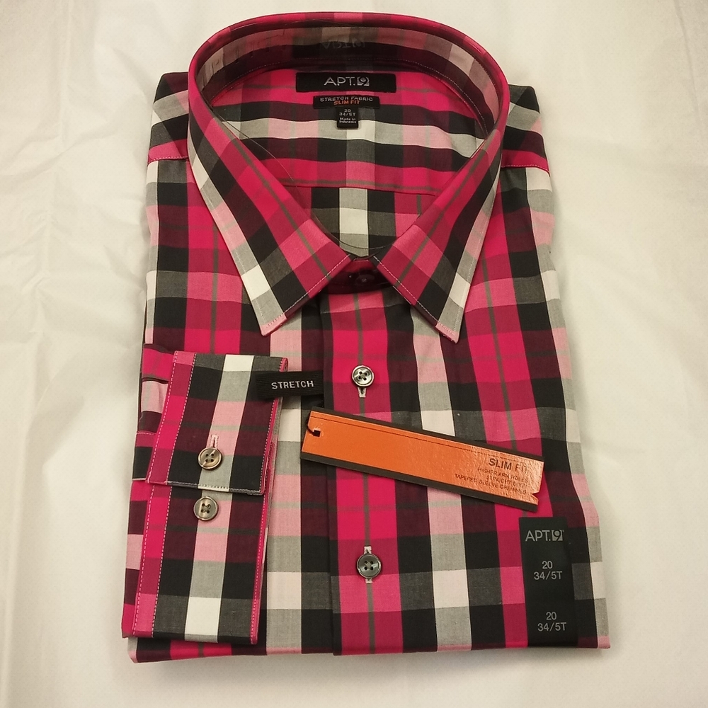 Apt. 9 Slim Fit Button Down Shirt NWT
